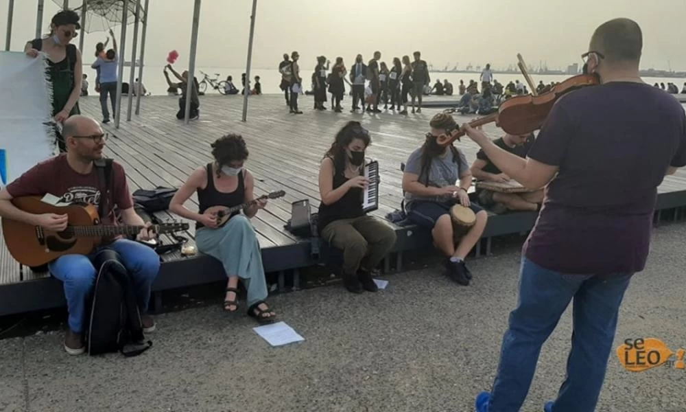Διαμαρτυρία μετά … μουσικής στη Θεσσαλονίκη - Εικόνες